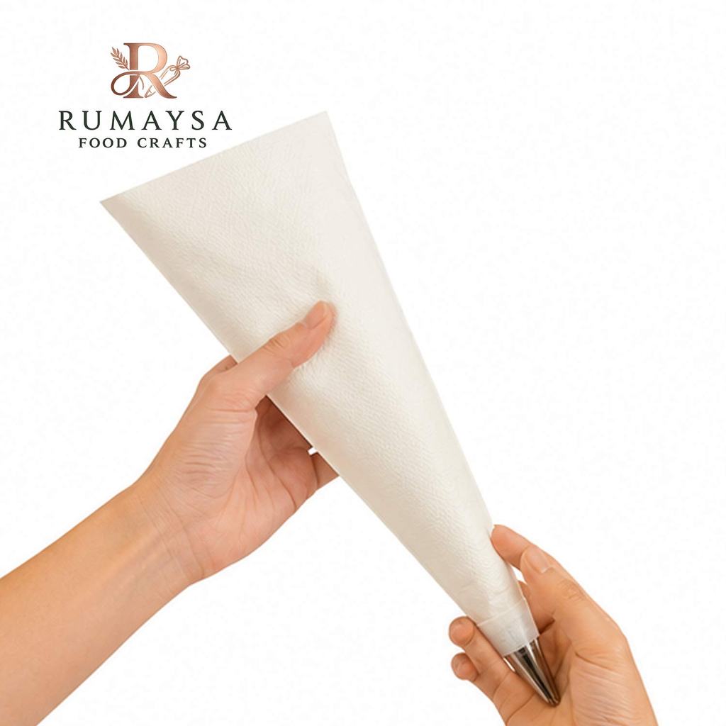 Sanneng Piping Bag Parasut Reusable Kantong Spuit Kain Premium Untuk Dekorasi Kue
