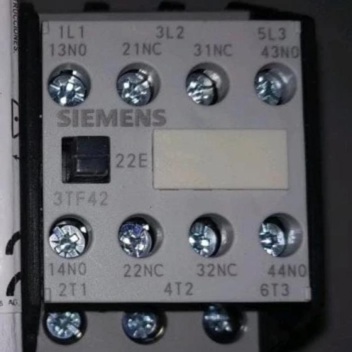 KONTAKTOR SIEMENS TYPE 3TF42 22E PENGGANTI 3TB42 22 220VAC