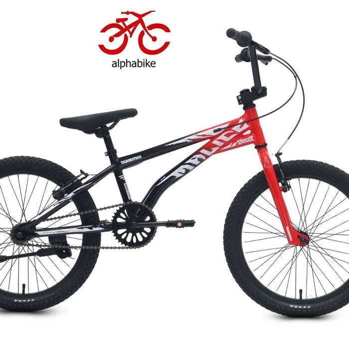 SEPEDA BMX 20 TABIBITHO BMX MALICE STREET - RED BLACK