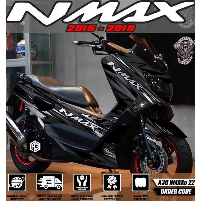 Decal Sticker Nmax Lama 2015-2019 Fullbody Decal Sticker Yamaha Nmax 2015-2019 Old Fullbody