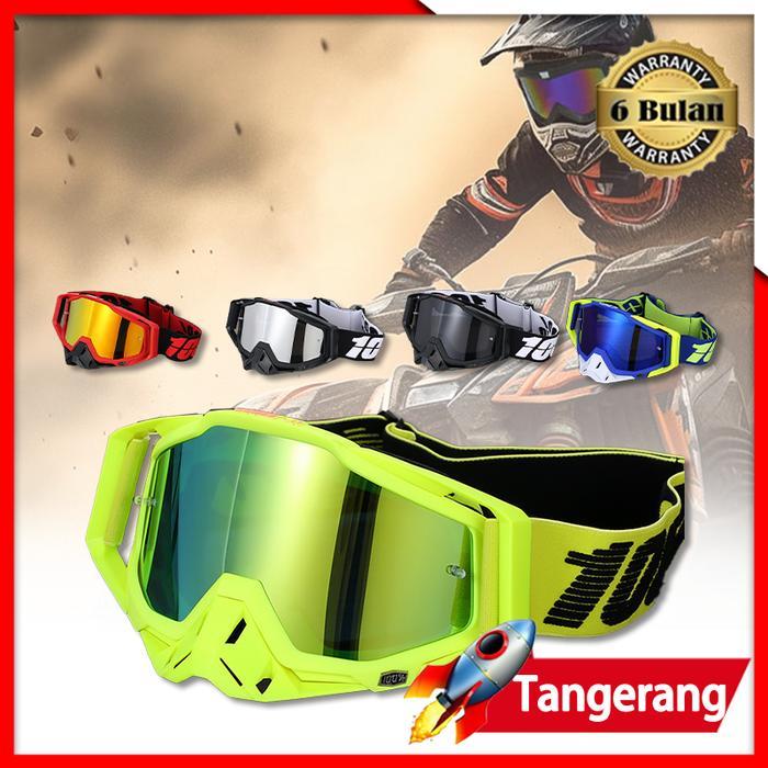 Kacamata Goggle Helm 100% Trail Jpx Klx Crf Orca Motocross Supermoto