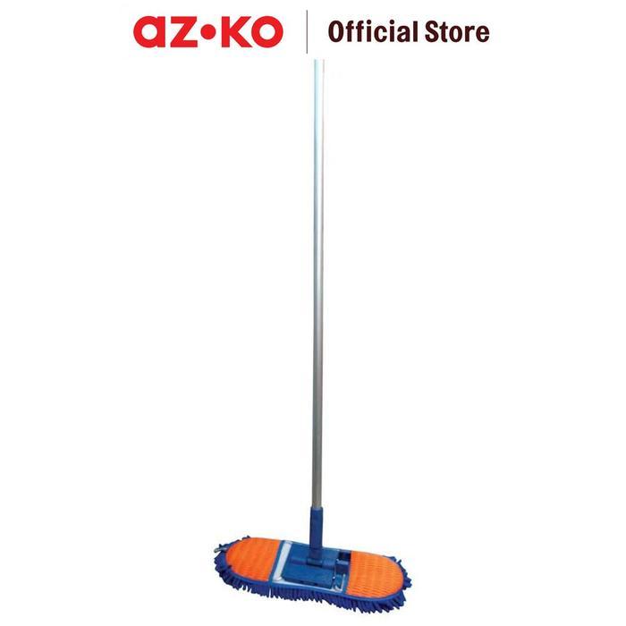 AZKO Krisbow Alat Pel Microfiber 60 cm Floor Mop Pembersih Lantai Pel Lantai Cleaning Mop