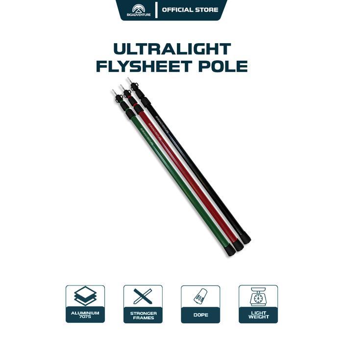 Eiger - Bigadventure Telescopic Awning Pole - Tiang Flysheet Tiang Tenda Gunung