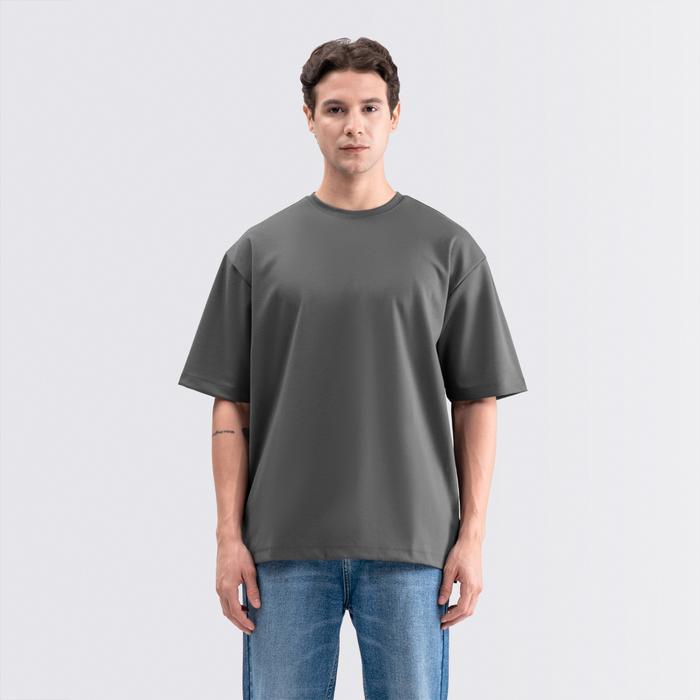 Livehaf - Boxy Ease Tee Gray