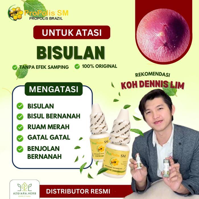 TERMURAH TERLARIS TERBARU PROPOLIS SM OBAT BISUL, BISUL DI PANTAT BAYI ANAK DAN DEWASA BISULAN BISUL