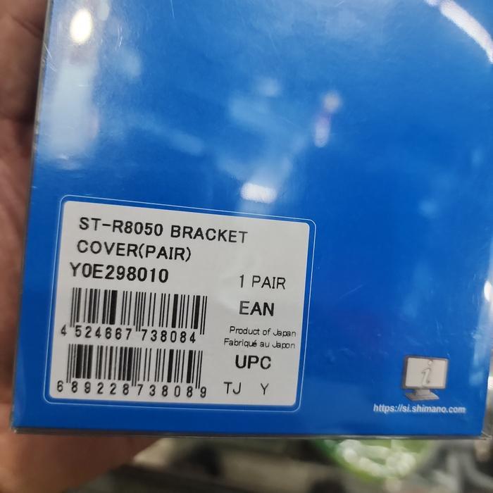 Shimano Bracket Covers ST-R8050 Hood Cover Karet Brifter Ultegra Di2 Rim Brake R8050 Original