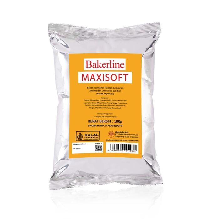 BAKERLINE BREAD IMPROVER MAXI SOFT Bread Improver untuk Aneka Roti, Bakpao, dan Donat Tekstur Roti
