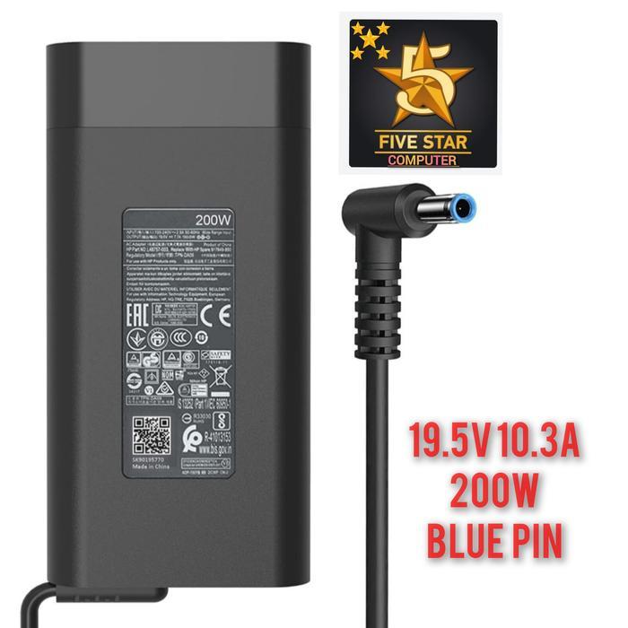 Ada Stok Adaptor Charger Laptop HP Omen 15 17 TPN-LA21 TPN-LA20 TPN-DA10 TPN-CA23 19.5V 10.3A 200W