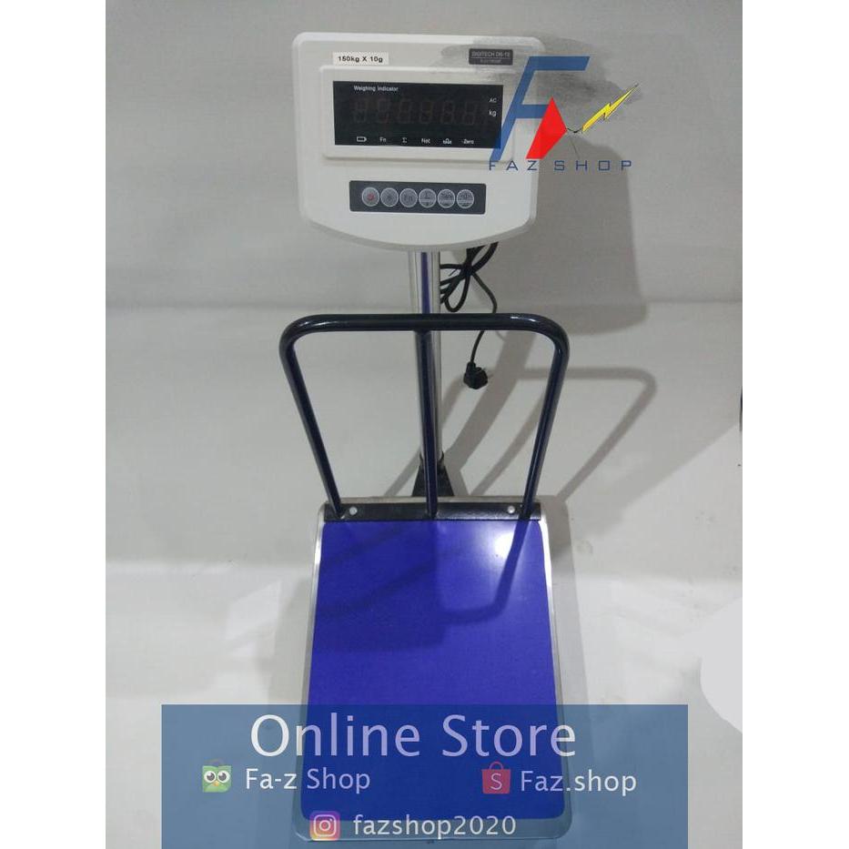 timbangan duduk digital digitech db-1s 150kg / digitech db1s asli