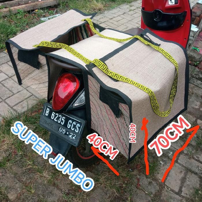 Obrok Motor Kuat Keranjang Motor Tas Motor Tas Kurir Tas Obrok Bronjong Motor Tas Pos Tas Barang Tas