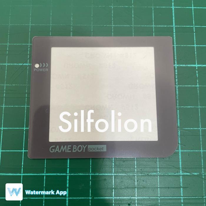 Cover Plastik Layar Screen LCD Replacement Gameboy Pocket GBP