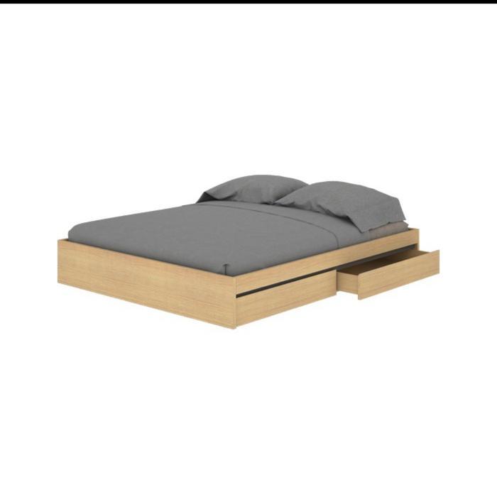 Divan Tempat tidur pakai laci - 180x200