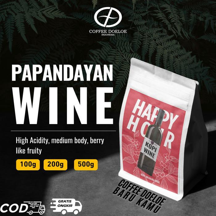 Original KOPI ARABIKA WINE PAPANDAYAN GARUT ( BIJI KOPI / KOPI BUBUK )