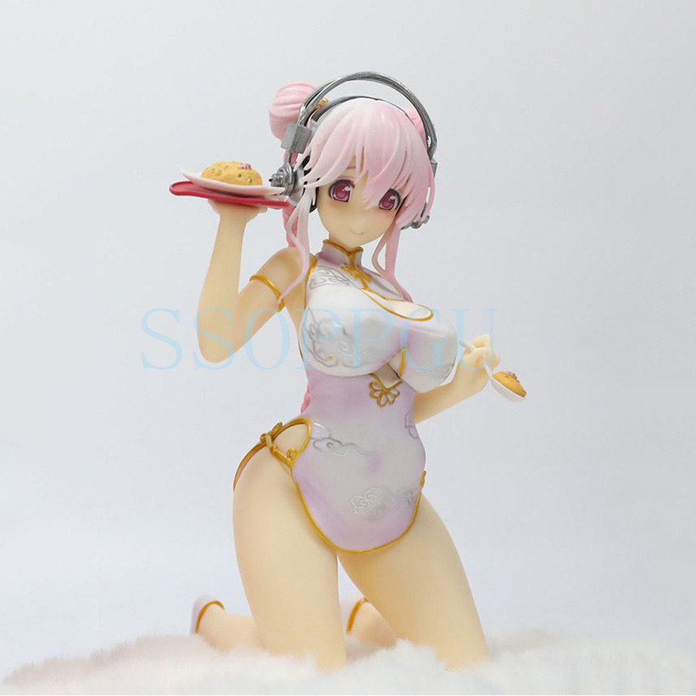 Emontoys Sonicomi SUPER SONICO Figure Cheongsam 17 Anime Girl PVC Action Figure Toy SONICO Statue