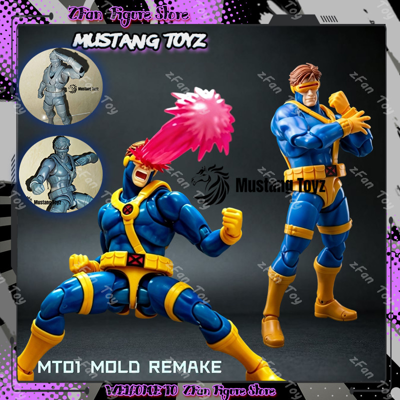 Mustang Toyz Cyclops Scott Action Anime Figure SHF SpiderMan Cyclops Scott Summers XMen GAMERVERSE