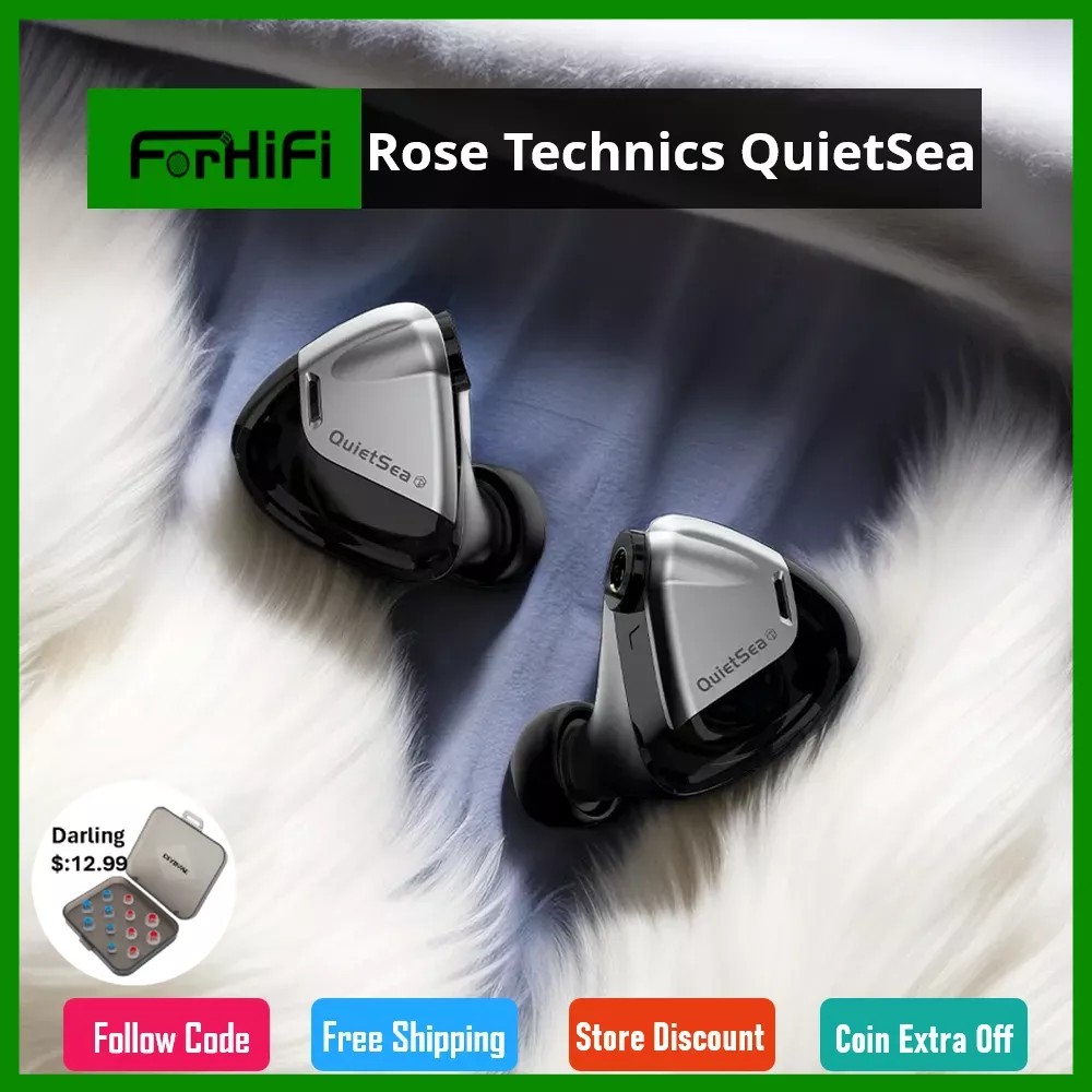 New Rose Technics QuietSea God-Plated Brass Dual-Cavity Drivers