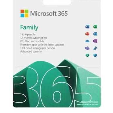 Microsoft Office 365 Family - POSA CARD