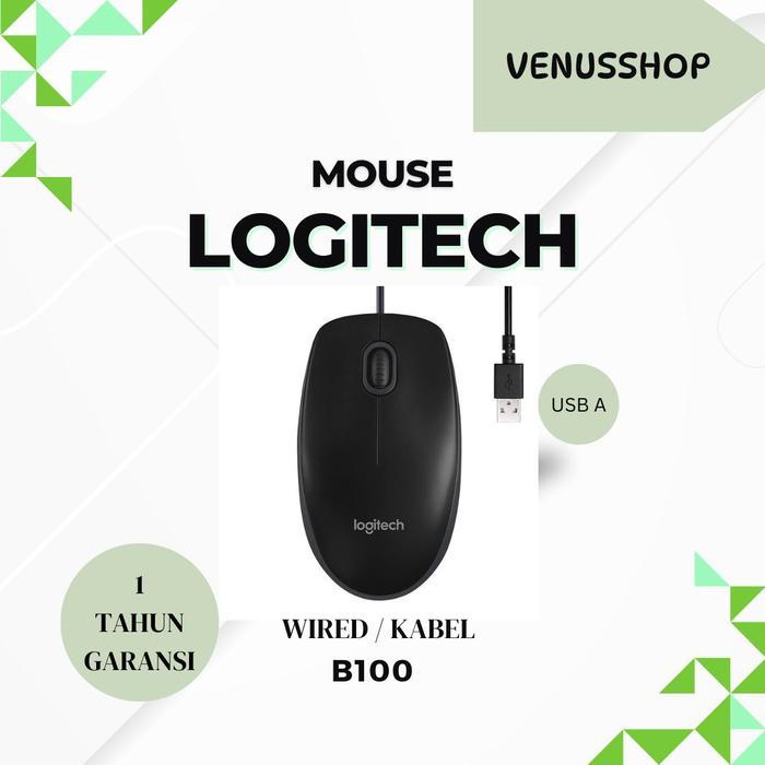 Logitech Computer - Logitech Mouse Kabel B100 / Cable Mouse B 100 / 100% Original