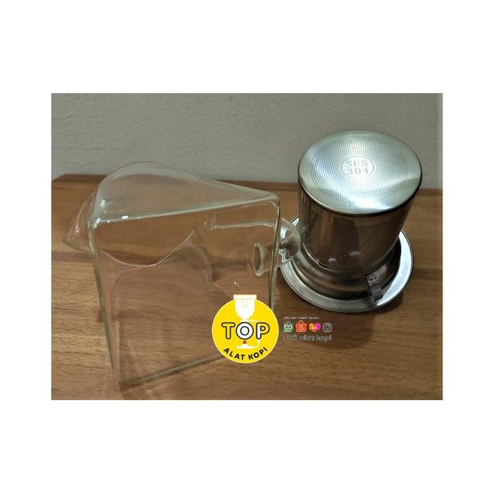 TEKO KACA TEA MAKER KEREN ANTIK ALAT SEDUH TEH 350ML