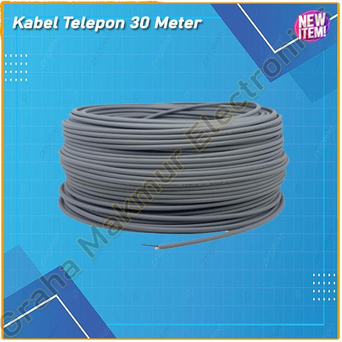 Kabel Telepon 30 Meter Kabel Telepon
