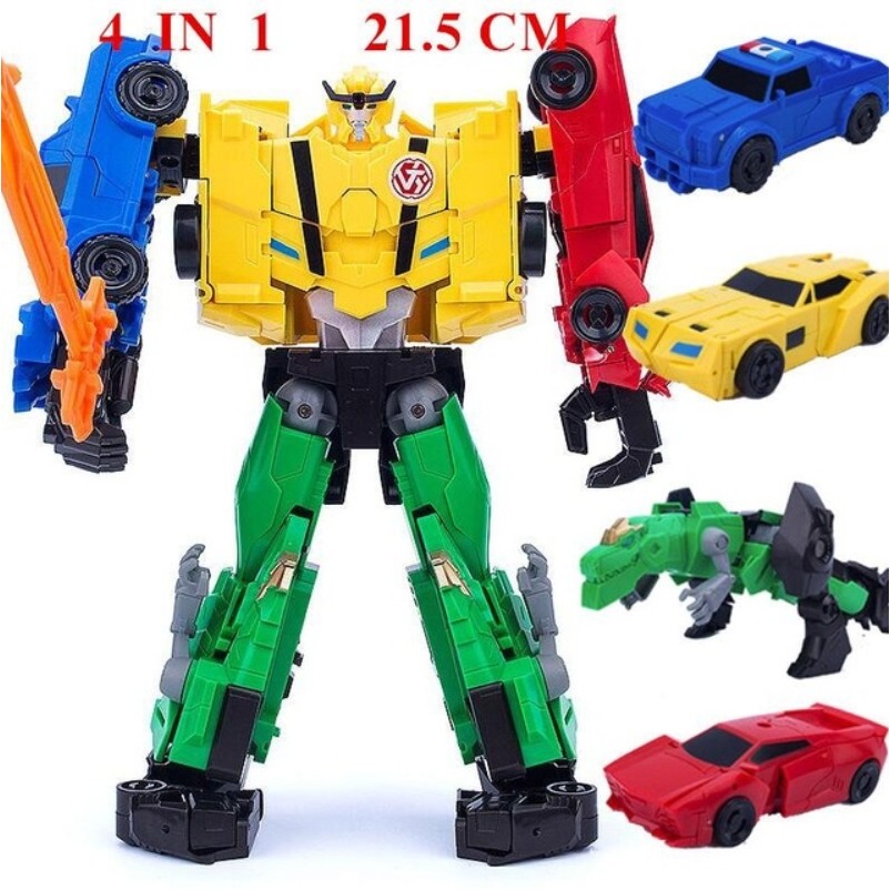 Haizhixing 6 IN 1 NEW Transformation Toys Anime Devastator Action Figure KO G1 Robot Aircraft