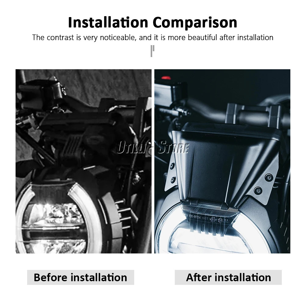MOTORCYCLE ACCESSORIES FOR HONDA CB650R CB650R CB 650R CB 650 R 2019-2023 NEW WINDSHIELD WINDSCREEN