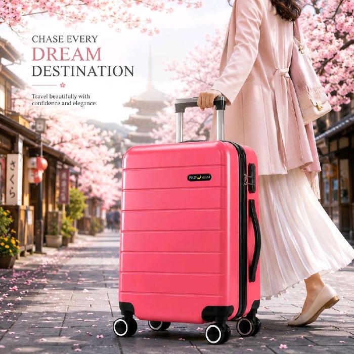 SALE Koper 24 Inch Koper Travel Premium ABS Anti Pecah Koper Besar Koper Bagasi Koper Roda 4