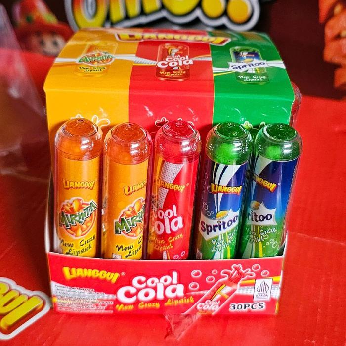 LIANGGUI PERMEN LIPSTICK COLA ISI 30PCS