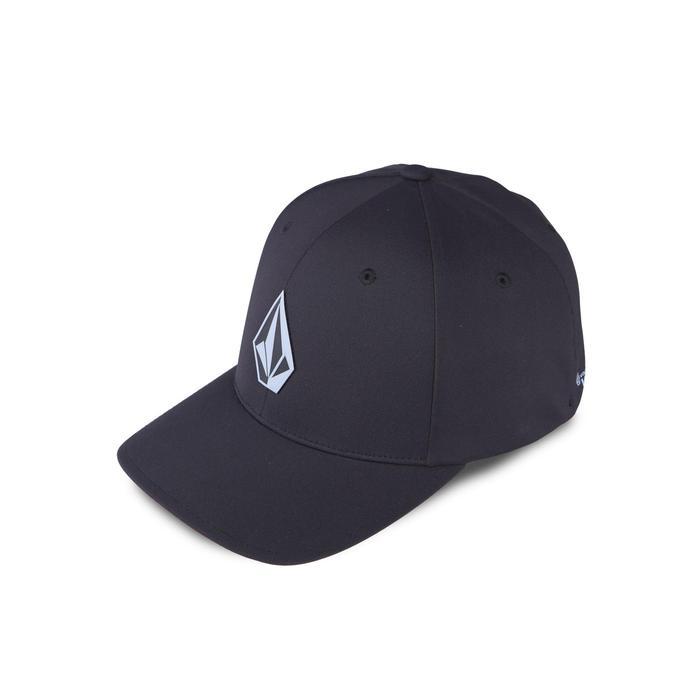 VOLCOM MCP STONE TECH FLEXFIT DELTA HAT BLACK - Black, S/M