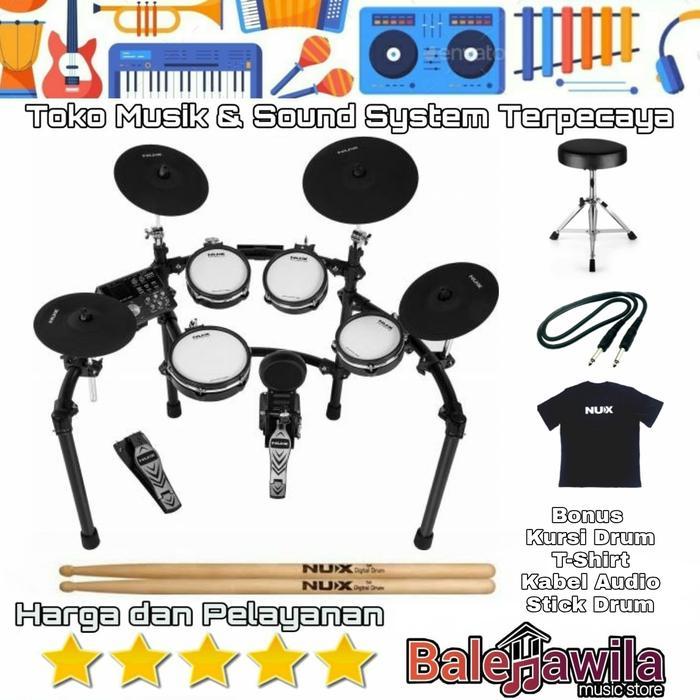 Nebulastoreshop1- Drum Elektrik Electric Drum Set Nux Dm 7 X Dm7X Drum Elektrik Nux Dm 7X Garansi