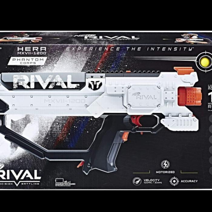 NERF Rival Hera MXVII-1200 Motorized Blasters Phantom Corps 100 Fps