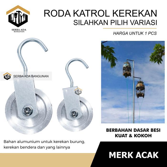 new KATROL RODA KECIL MINI KEREKAN SANGKAR BURUNG PERKUTUT BENDERA