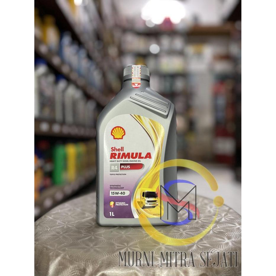 new Shell Rimula R4 Plus Diesel Oli SAE 15W-40 Dulu R4X X 15W40 1 L