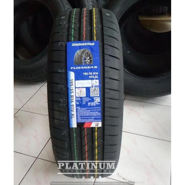 BAN MOBIL MERK BRIDGESTONE TURANZA 6 195 55 R16 II 195/55 R16 BRIDGESTONE TURANZA 6