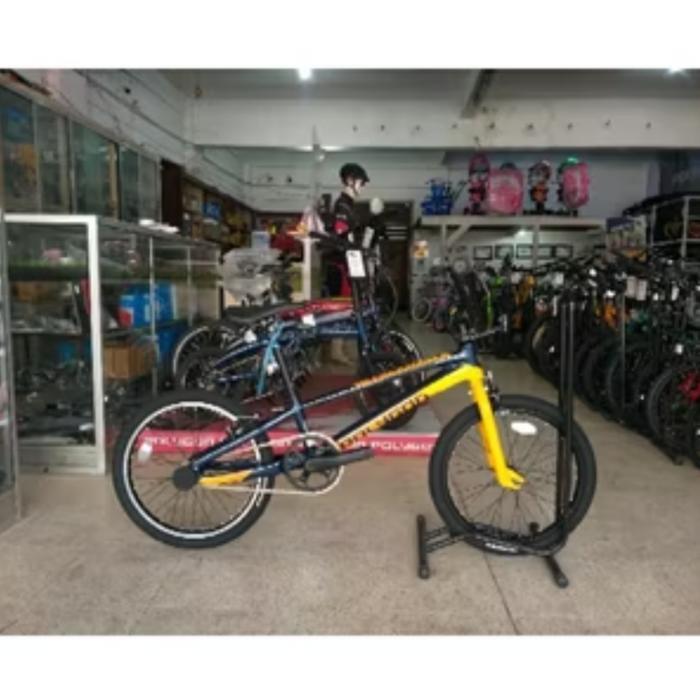 Sepeda Bmx 20 Polygon Razor Pro New 2025 Biru Kuning