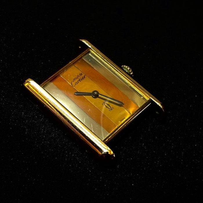 TERMURAH Jam tangan cartier tank trinity dial rare READY STOCK