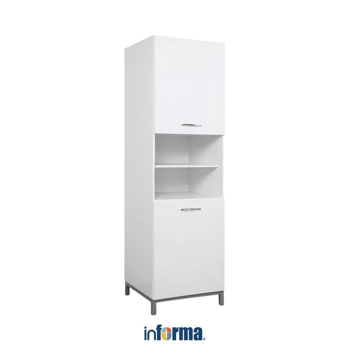 Informa Denver Ii Kabinet Dapur 60x60x200 cm - Putih Lemari Dapur Kabinet Pantry Rak Kitchen Set Sto