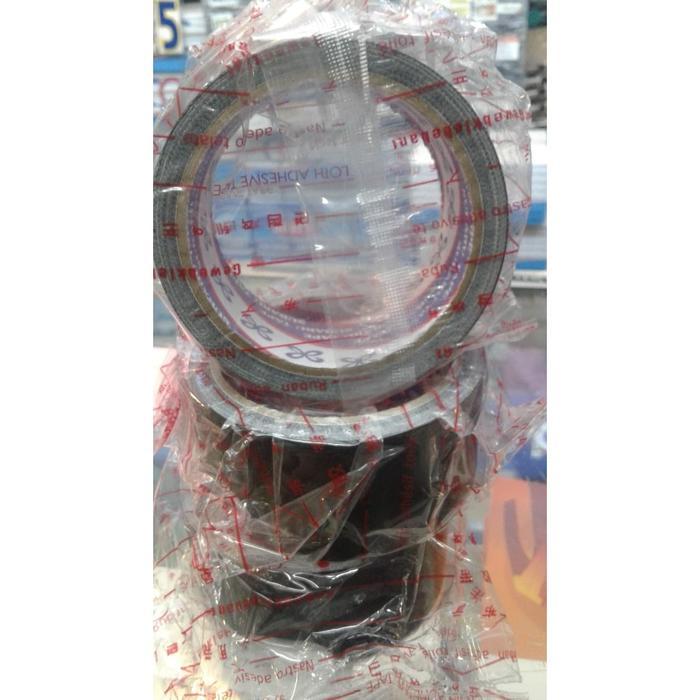 TERVIRAL Lakban hitam 2" Subaru / Cloth Tape / Plakban Solasi Hitam