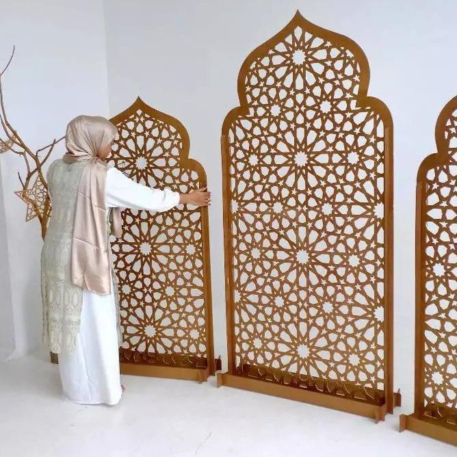 TERVIRAL Backdrop Ramadhan Morocco Dekorasi Lebaran Islami