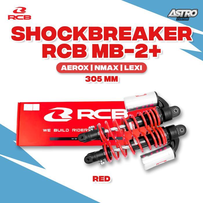 RCB Shockbreaker NMAX 155 AEROX NVX 155 LEXI 125 305 MM MB-2+ SERIES Shock Sokbreaker Tabung Absorbe