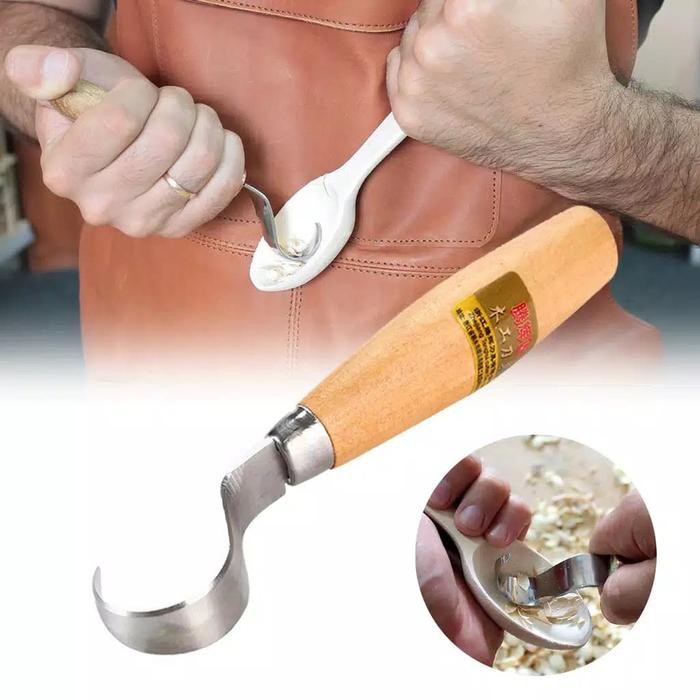 uikb Pisau Ukir Kayu Model U Wood Carving Knife
