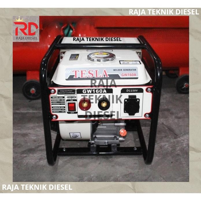 GENSET LAS 160 AMPERE GW160A WELDING GENERATOR TESLA GW-160A ORIGINAL