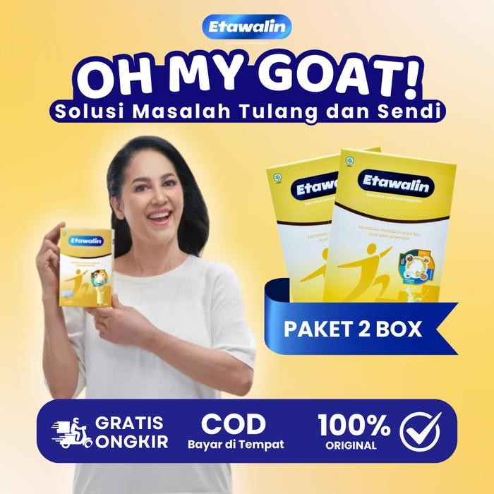 

New Etawalin - Susu Kambing Etawa Herbal Alami Paket 2 Box