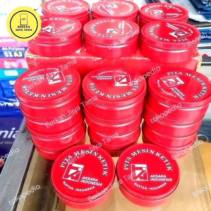 

pita mesin tik manual aksara black asli