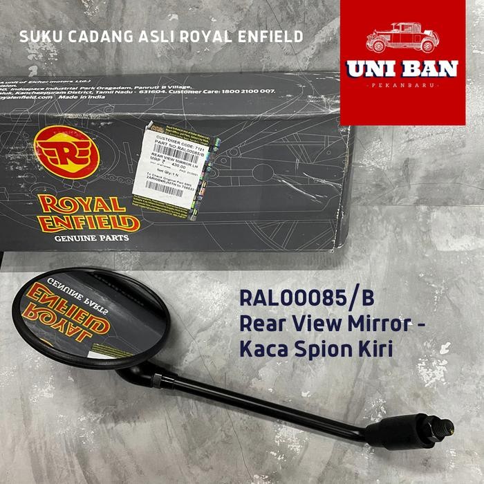 Spion Kiri Hitam Classic - Ral00085/B - Royal Enfield Asli
