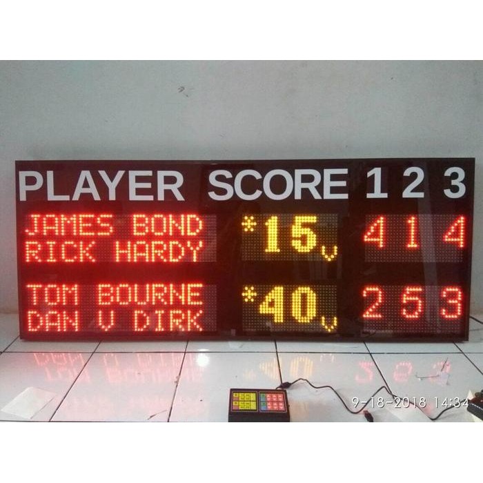 ORIGINAL papan skor score board tenis lapangan tenis meja scoreboard READY STOCK