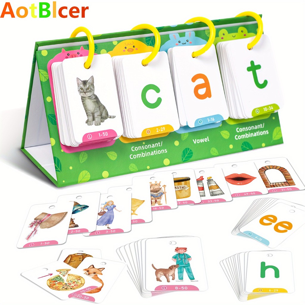 129Pcs Sight Words List English Educational Flash Cards Vocabulary Building High Frequency Words