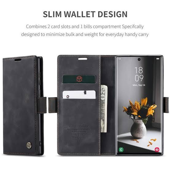 Casing Caseme For Samsung S21 Ultra - S22 Ultra - S23 Ultra - S24 Ultra - S25 Ultra Flip Wallet