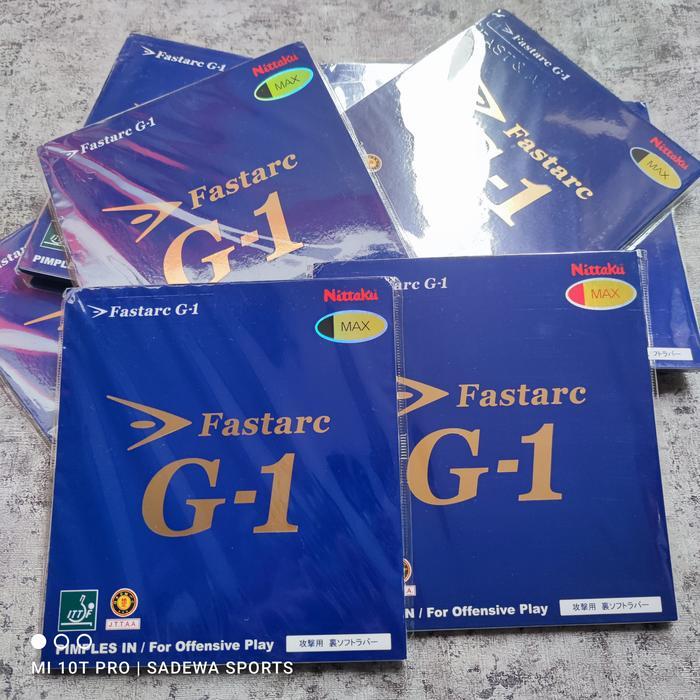 85qg- Nittaku Fastarc G1 Max- Karet Bet Pingpong Tenis Meja Original Japan