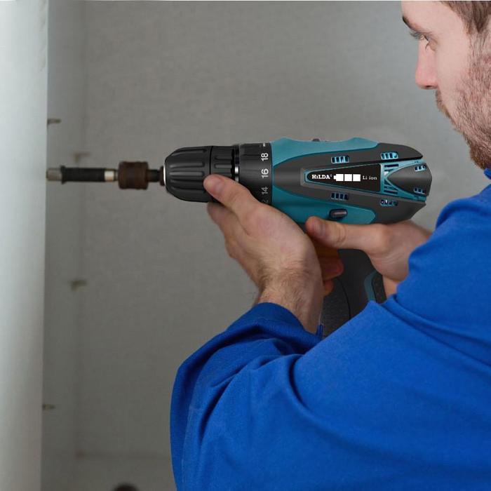 kencana COD)12V HILDA Mesin Bor Baterai Tangan Cordless/12V Bor Baterai / Bor dampak / Mesin Bor